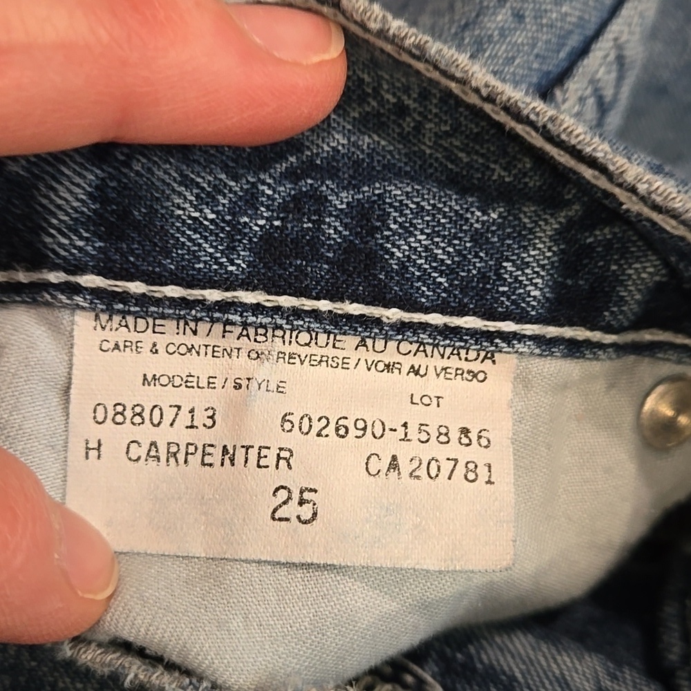 Y2K Tommy Hilfiger Straight Leg Boot Cut Carpenter Style Jeans - Picture 11 of 13